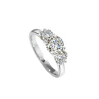 2CT Diamond Ring -Sterling Silver