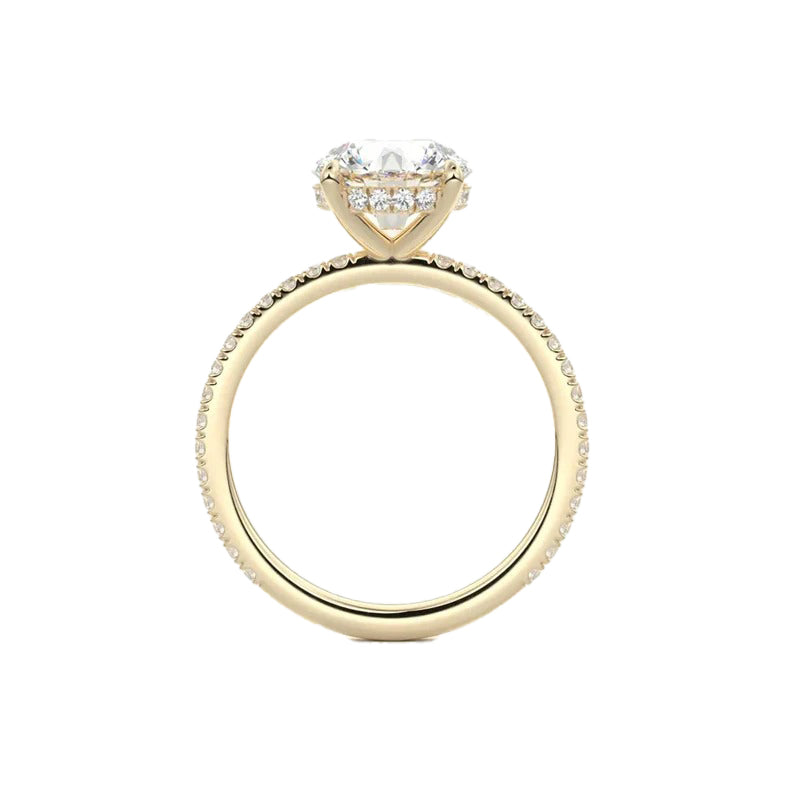 Vintage Wedding Diamond Ring -Sterling Sliver