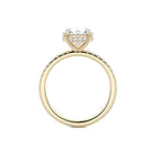 Vintage Wedding Diamond Ring -Sterling Sliver