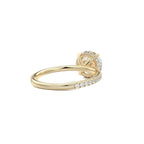 Vintage Wedding Diamond Ring -Sterling Sliver