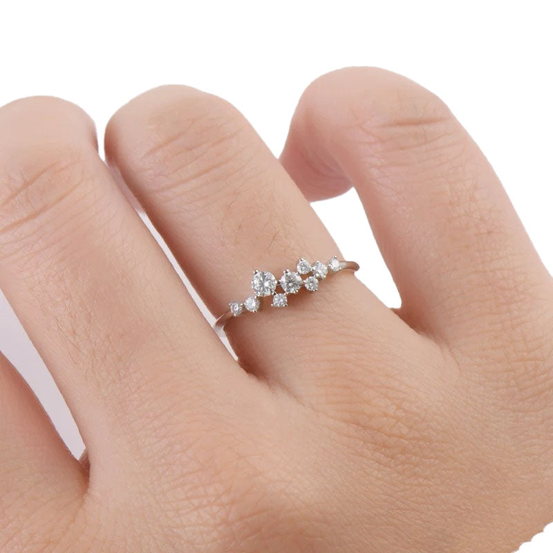 Round Diamond Ring -Gold