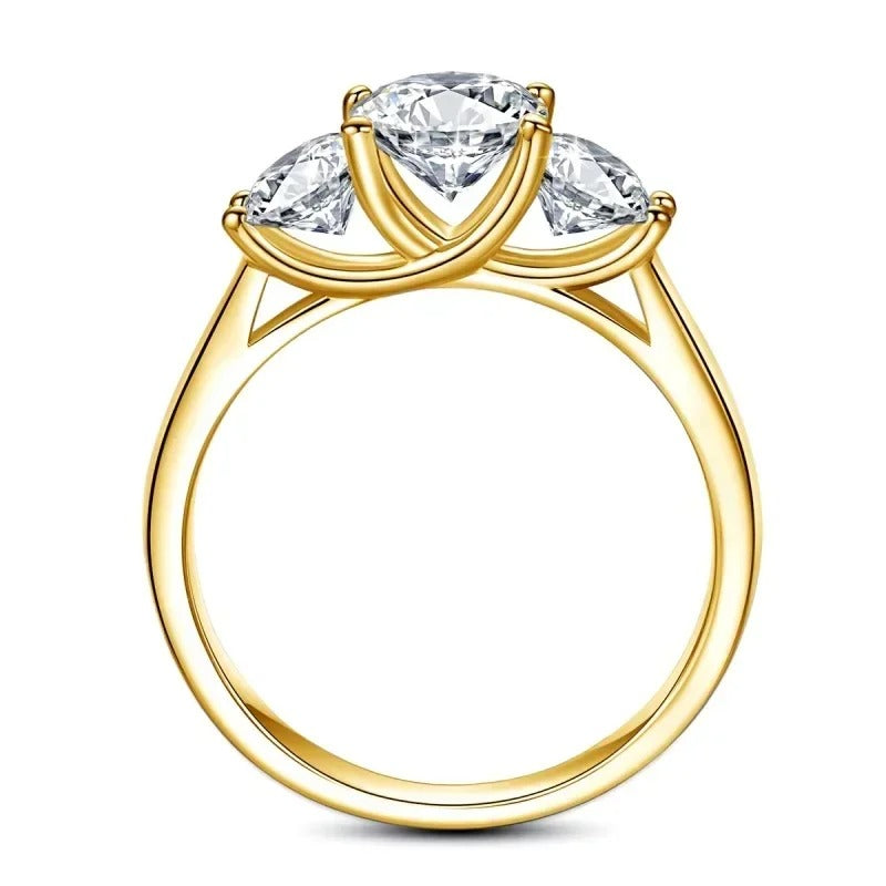 2CT Diamond Ring -Sterling Silver-Customization