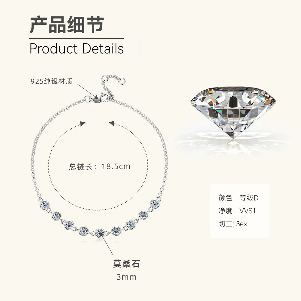 Full Diamond Bracelets -Gold-Customization