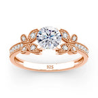 Butterfly Diamond Ring -Rose Gold-Customization