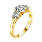 2CT Diamond Ring -Sterling Silver