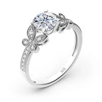 Butterfly Diamond Ring -Rose Gold-Customization