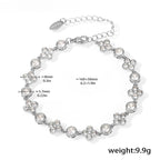 Round Diamond Bracelet -Gold